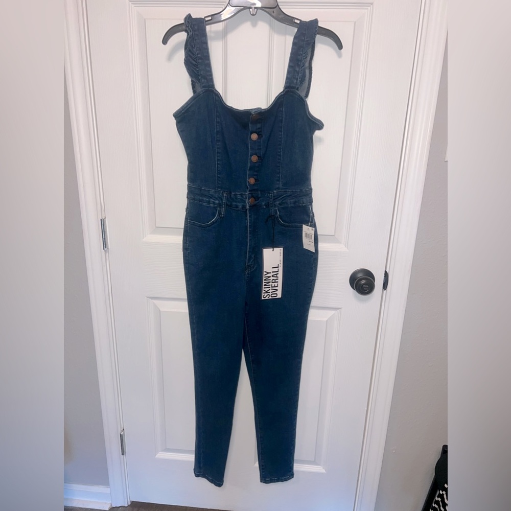 Denim overalls